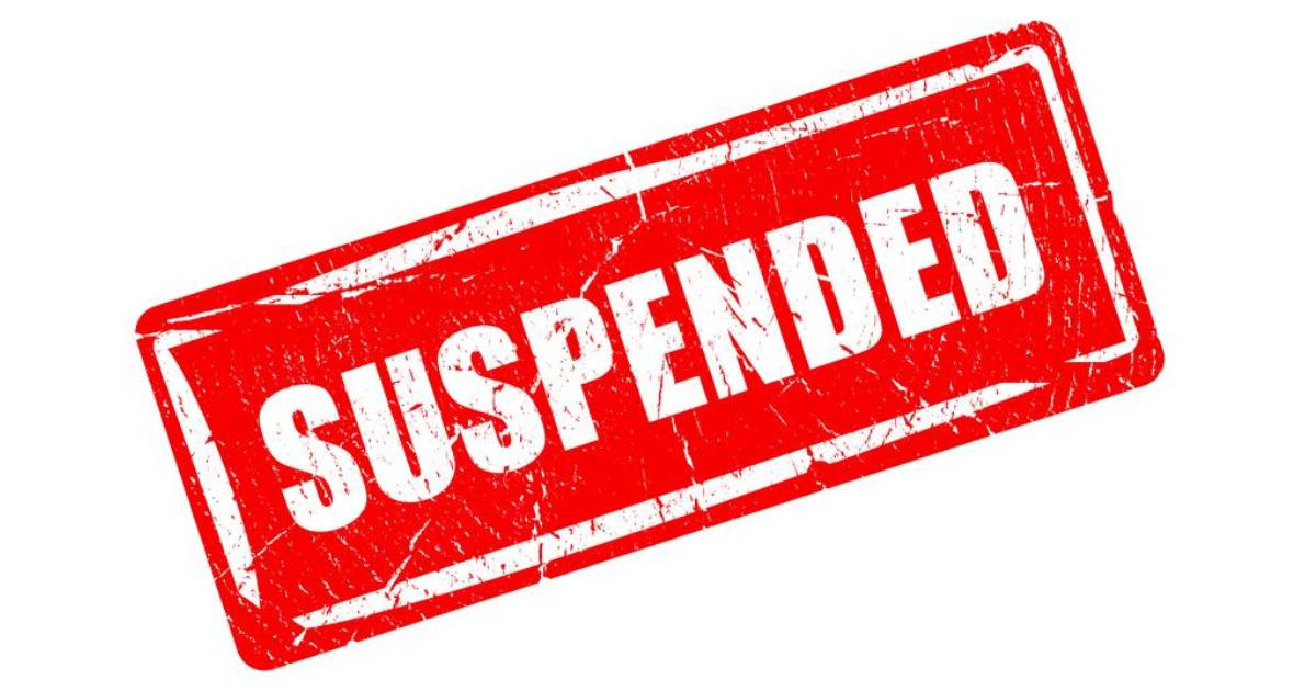 Municipal body chief suspended